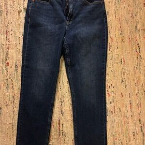 GAP Women's Straight Leg Jeans - Dark Blue